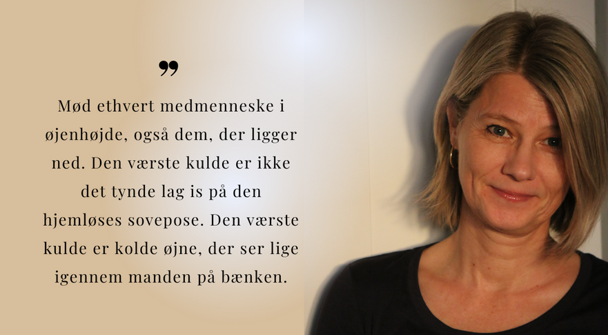 Portræt af korshørspræst Merethe Ørskov