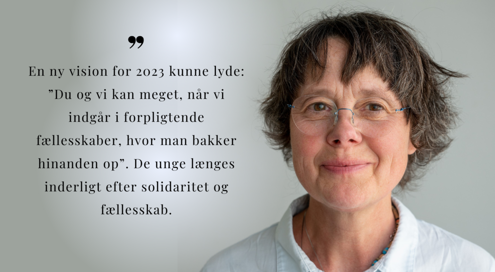 Portræt af  universitetspræst Ulla Pierri Enevoldsen