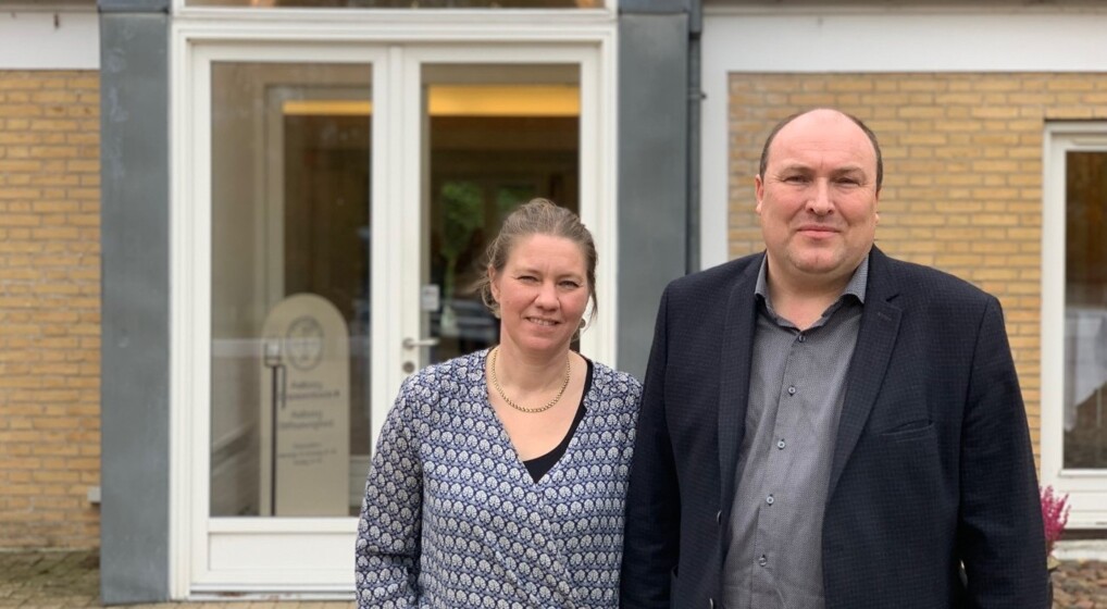 Thomas Reinholdt Rasmussen og hustruen Sara Dommerby Toft